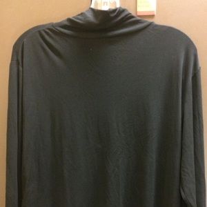 Eileen Fisher 1X Silk Jersey Turtleneck